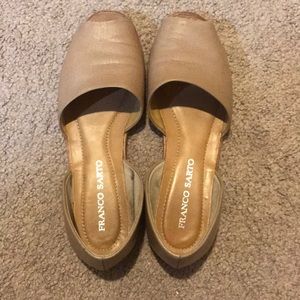 Franco Sarto Leather Flats